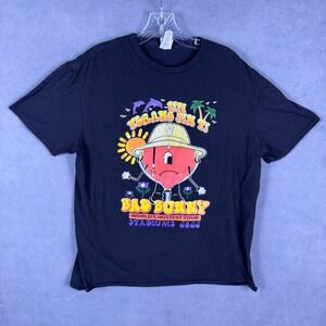 Bad Bunny Un Verano Sin Ti 2022 Tour Shirt  Size XL Black